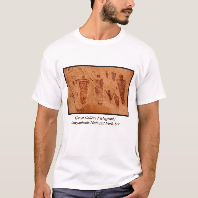 Große Galerie-Bilddagramme der Hufeisenschlucht T-Shirt (Vorderseite)