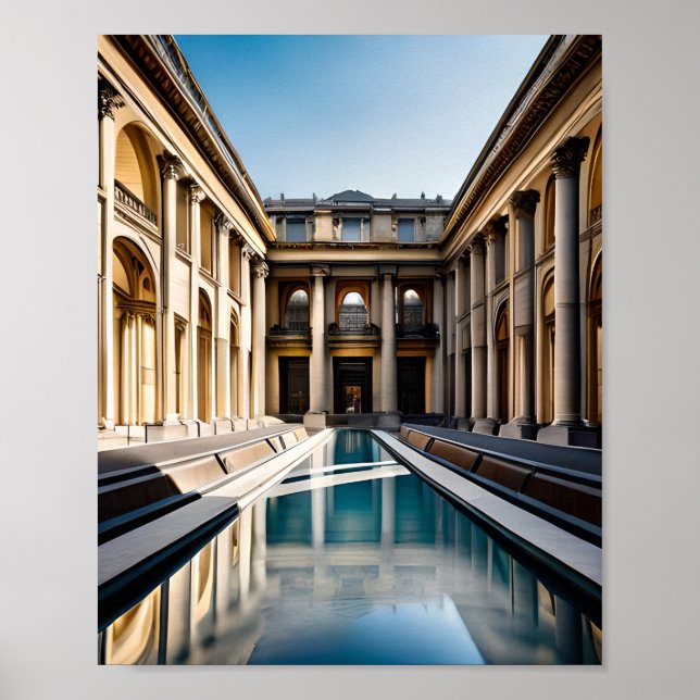 Große Galerie im Louvre Poster (Vorne)