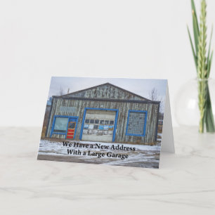 Große Garage - Gewohnte Adressenänderung Ankündigung