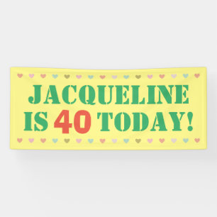 Große Geburtstagsankündigung zum 40. Banner