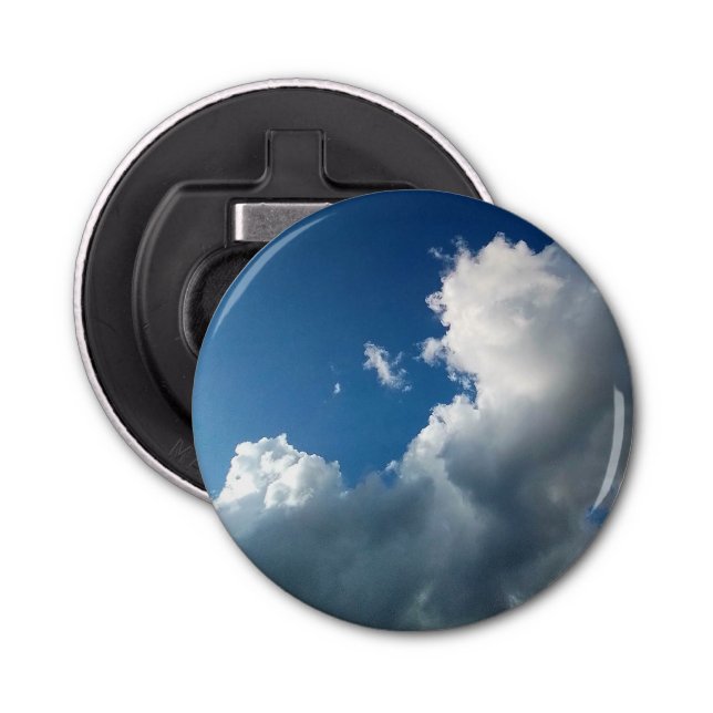 Große, gekrümmte Cloud-Flaschenöffner Flaschenöffner (Vorderseite)