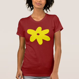 Große gelbe Blume T-Shirt