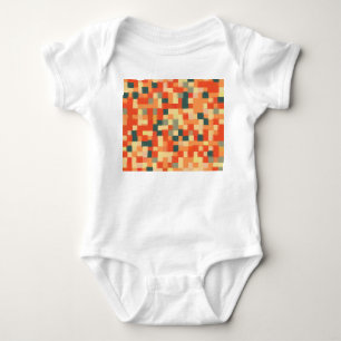 Große Geometrie: Nahtloses Abstraktes Muster. Baby Strampler