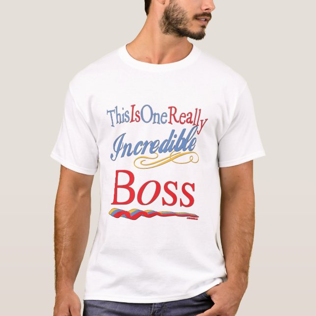 Große Geschenke für Chef T-Shirt (Vorderseite)