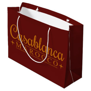 Große Geschenktasche Casablancas Marocco Geschenktüte