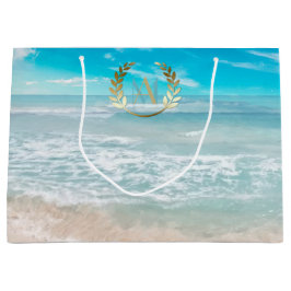 Große Geschenktasche | Moderner geometrischer Stra Geschenktüte