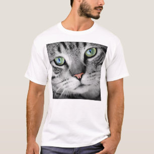 Große Gesicht Tabbykatzen-T - Shirts