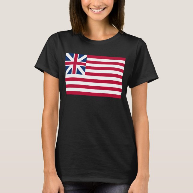 Große Gewerkschaft, 1. Flagge der USA Langschläfer T-Shirt (Vorderseite)