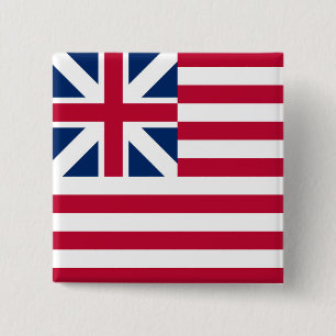 Große Gewerkschaft, 1. US-Flagge für Kolonien Button