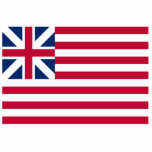 Große Gewerkschaft, 1. US-Flagge für Kolonien Fotoskulptur Ornament<br><div class="desc">Die "Grand Gewerkschaft Flag" gilt als erste Nationalflagge der USA. Wie die aktuelle US-Flagge,  hat die Grand Gewerkschaft Flag 13 abwechselnd rote und weiße Streifen,  repräsentativ für die dreizehn Kolonien.</div>