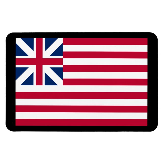Große Gewerkschaft, 1. US-Flagge für Kolonien Magnet (Horizontal)