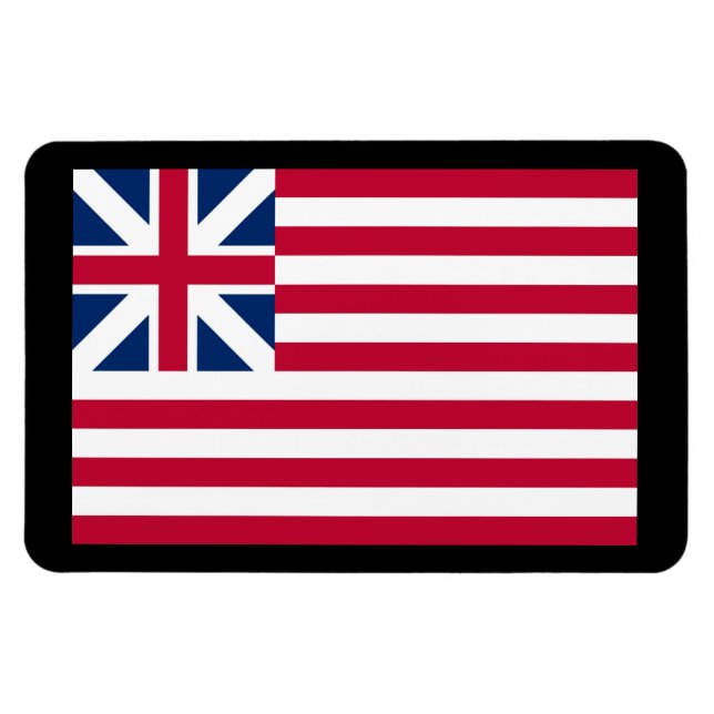 Große Gewerkschaft, 1. US-Flagge für Kolonien Magnet (Horizontal)