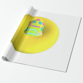 GROSSE GIANTE EXTRA GROSSE GELBE ABSTRAKTE KUNST GESCHENKPAPIER