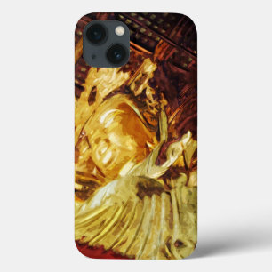 Große Goldstatue aus Kyōto Japan in Abstrakt Case-Mate iPhone Hülle