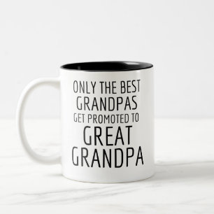 Große Grandpas nur die besten Grandpas werden gefö Zweifarbige Tasse