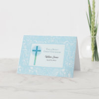 Große Grandson Christening Herzlichen Glückwunsch
