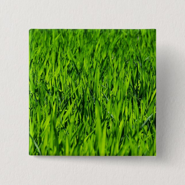 Große Grasblätter Button (Vorderseite)