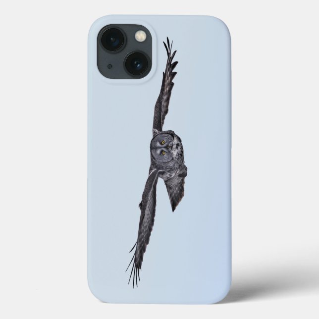 Große graue Owl Wildlife Foto Case-Mate iPhone Hülle (Rückseite)