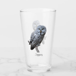 Große Grauschale Glas