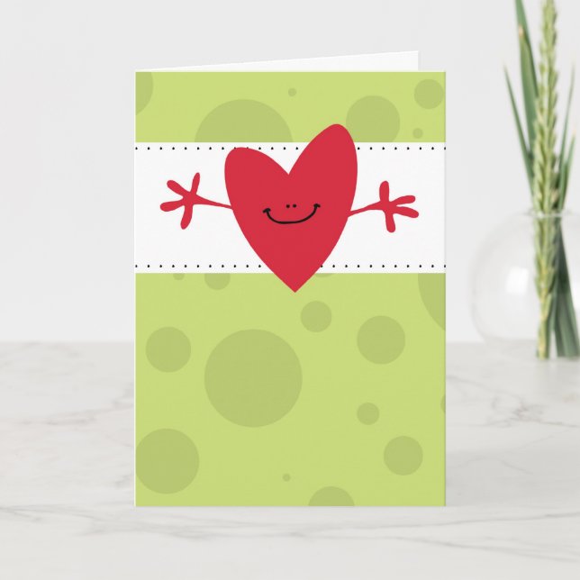 Große große Umarmung Karte (Vorderseite)