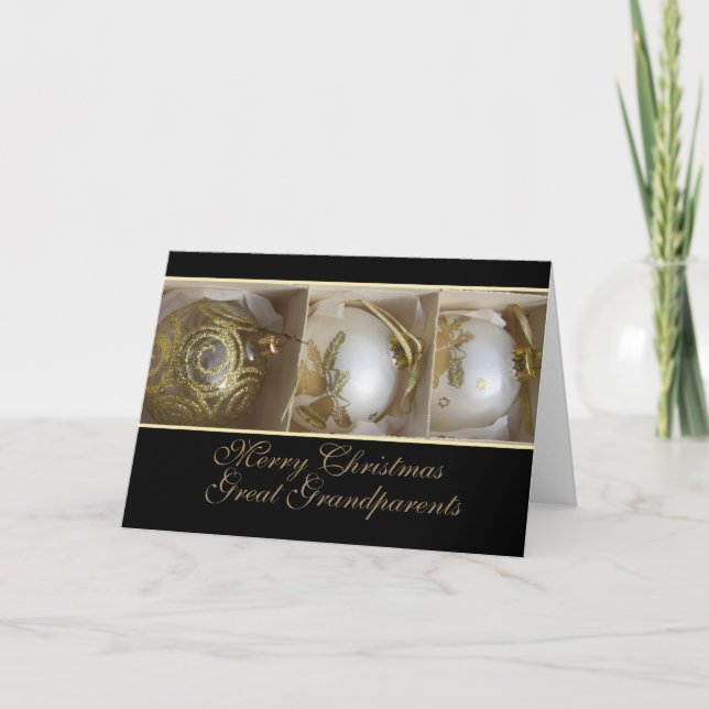 Große Großeltern frohe Weihnachten (Vorderseite)