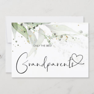 Große Großeltern Neugeborenes Karte