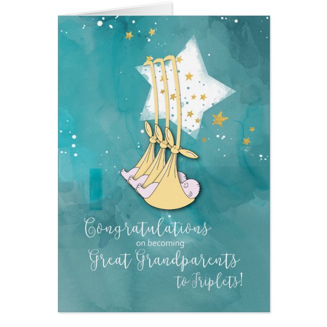 Große Großeltern zu Triplets, Glückwünsche (Vorne)