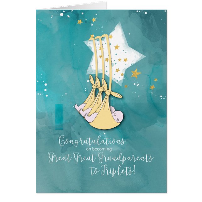 Große Großeltern zu Triplets, Glückwünsche (Vorne)