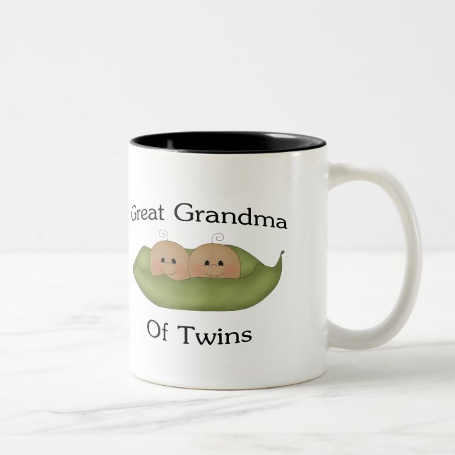 Große Großmutter des Zwillings Zweifarbige Tasse (Rechts)