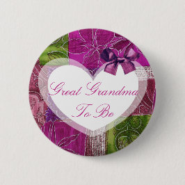 Große Großmutter-lila Button