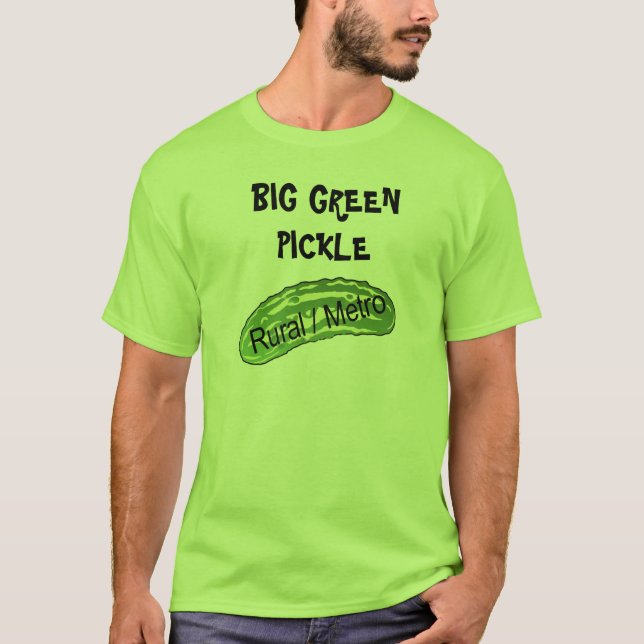GROSSE GRÜNE ESSIGGURKE T-Shirt (Vorderseite)