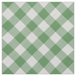 Große grüne Gingham-Karo Muster Geometrie Stoff