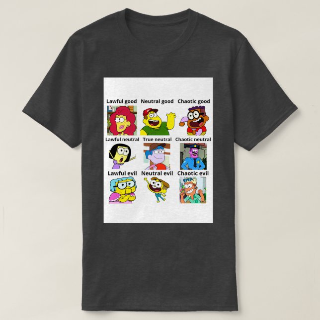 Große Grüntöne T-Shirt (Design vorne)