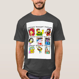 Große Grüntöne T-Shirt