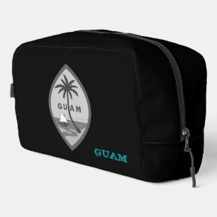 Große Guam-Tasche, guamaisches Wappen / Flagge Waschbeutel