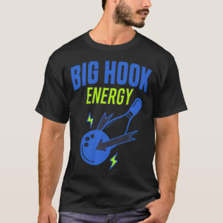 Große Haken Energie Lustiges Fischen T-Shirt