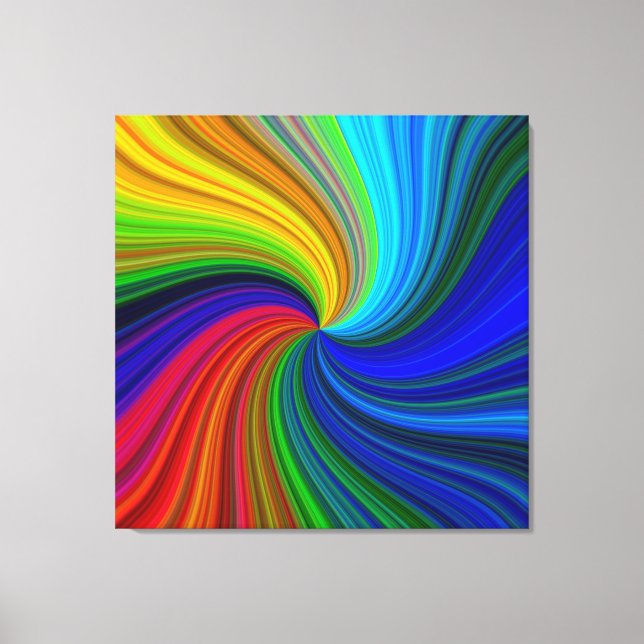 Grosse, helle Farben Abstrakte Leinwand Kunst, Dic (Vorderseite)