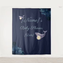 Große Himmelmond-Baby-Party-Rückwand-Tapete Wandteppich