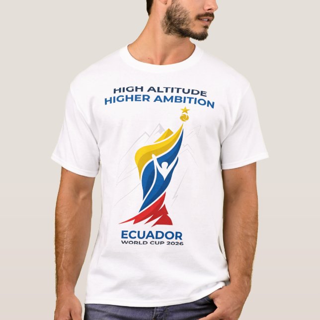Große Höhe, höhere Ambition T-Shirt (Vorderseite)