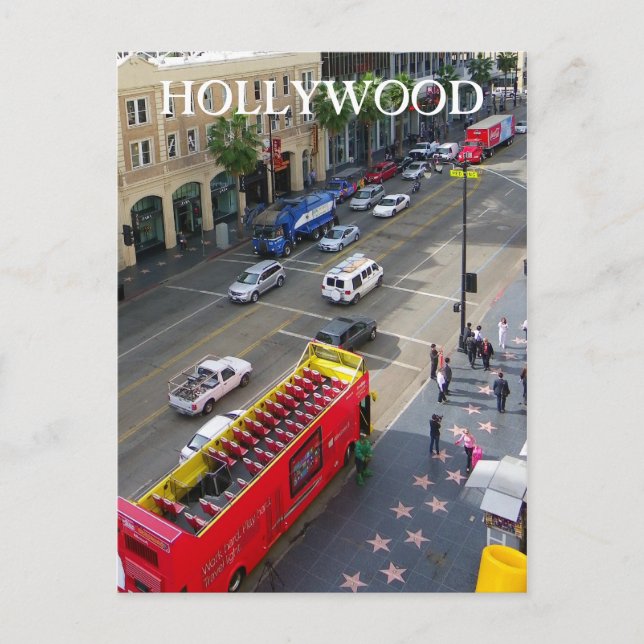 Große Hollywood Boulevard Postcard! Postkarte (Vorderseite)