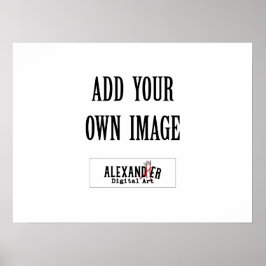 Große horizontale Zeichen Poster