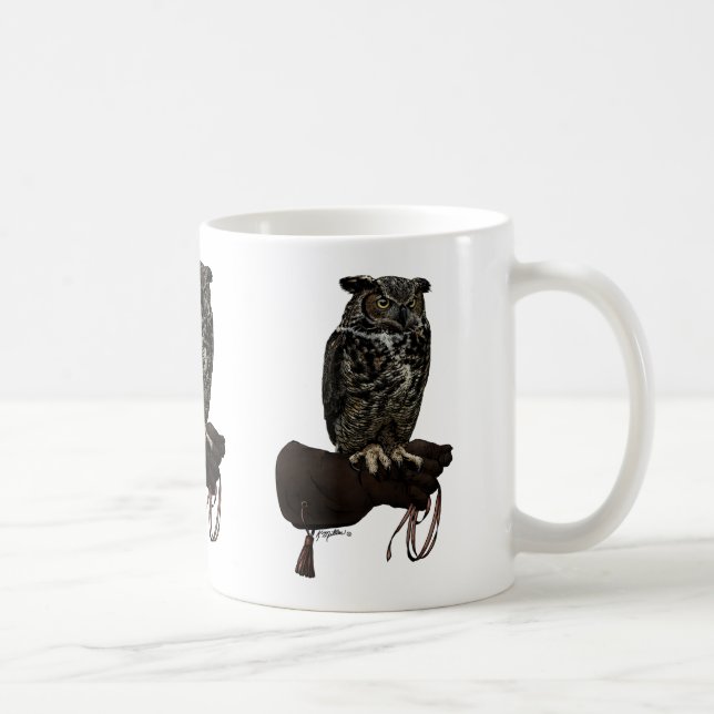 Große Hornhaut auf Handschuh Kaffeetasse (Rechts)