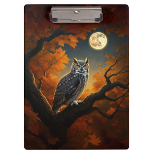 Große Hornschale im Herbst Klemmbrett