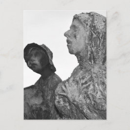 Große Hungersnot in Irland - Statuen in Dublin Postkarte