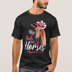 Große Hüte und Pferde Pferderennen Derby Fascinat T-Shirt