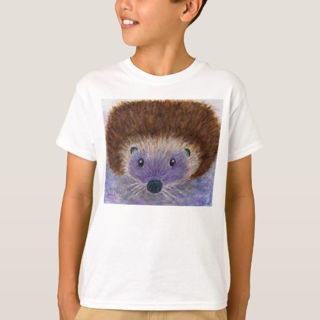 Große Igelssweatshirtgeburtstags-Sohntochter T-Shirt (Vorderseite)