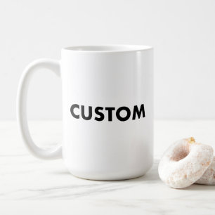 Große individuelle Tassenrohling Vorlage - 15oz Kaffeetasse