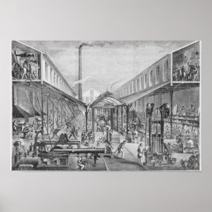 Große Industrien, Werkstätten des Baus Poster