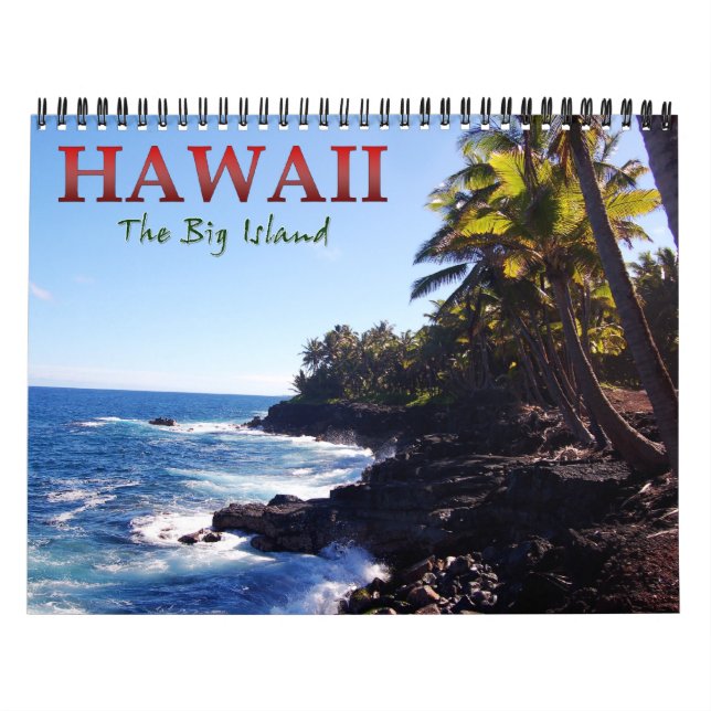 Große Insel des Hawaii-Wandkalenders Kalender (Titelbild)