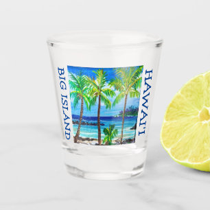 GROSSE INSEL HAWAII SHOTGLAS SCHNAPSGLAS